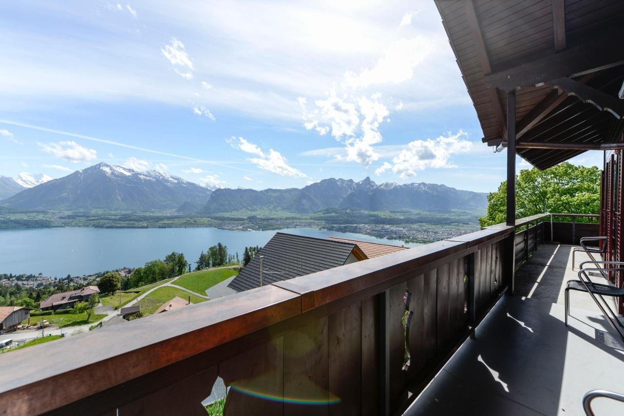 Pension Läbeshuus - Bistro Sonnegg Heiligenschwendi Exterior foto